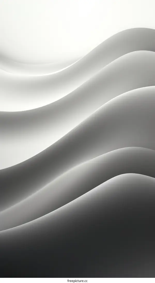 Black and white waves