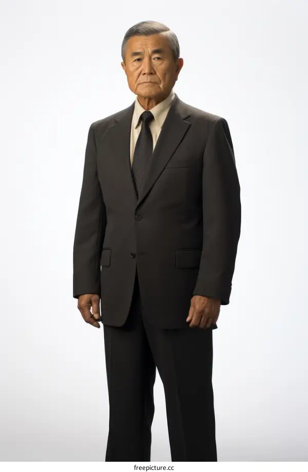 Asian man in suit