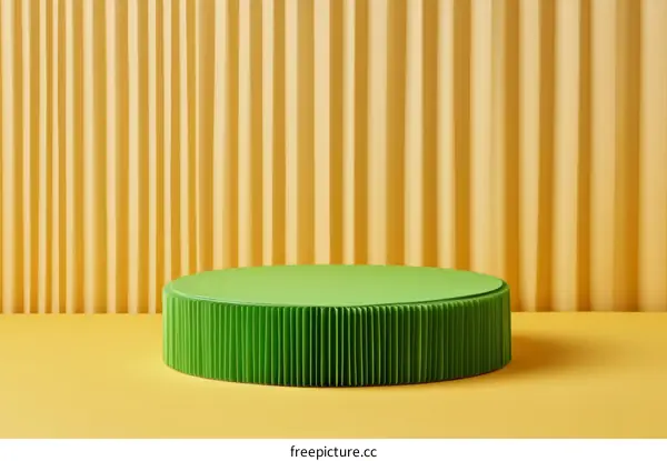 Modern Green Product Display Platform