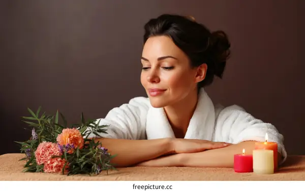 Relaxing Spa Session with Woman