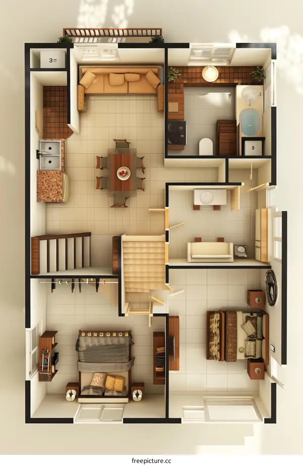 Floor Plan of a Modern House
