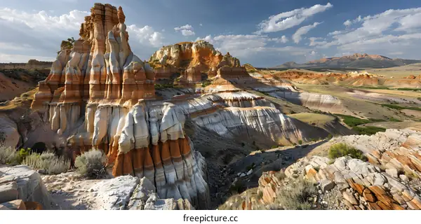 Colorful Canyon Landscape in Utah