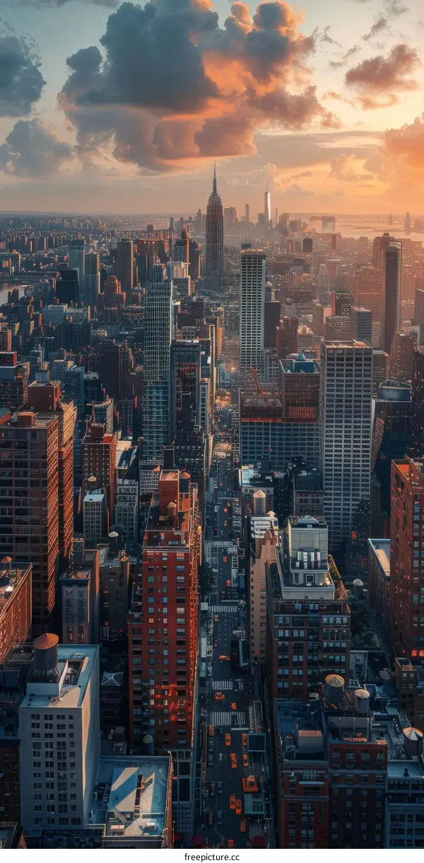New York City at Sunset