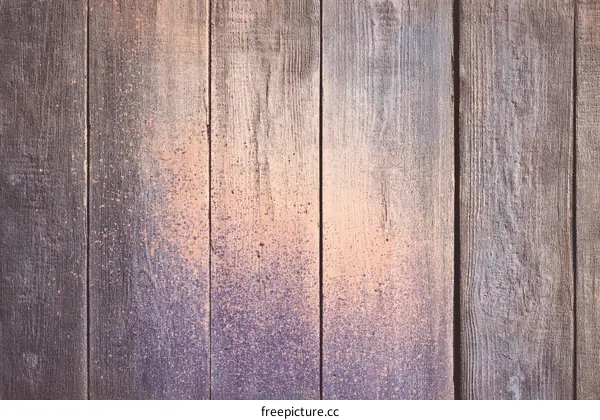 Vintage Wooden Planks Background with Sprayed Paint