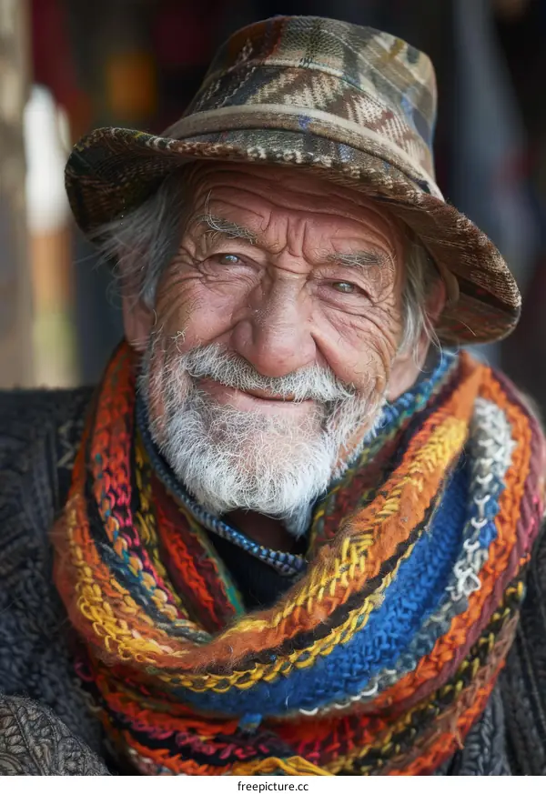 Portrait of a Senior Caucasian Man