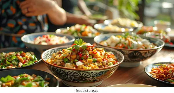 A table full of delicious Chinese food