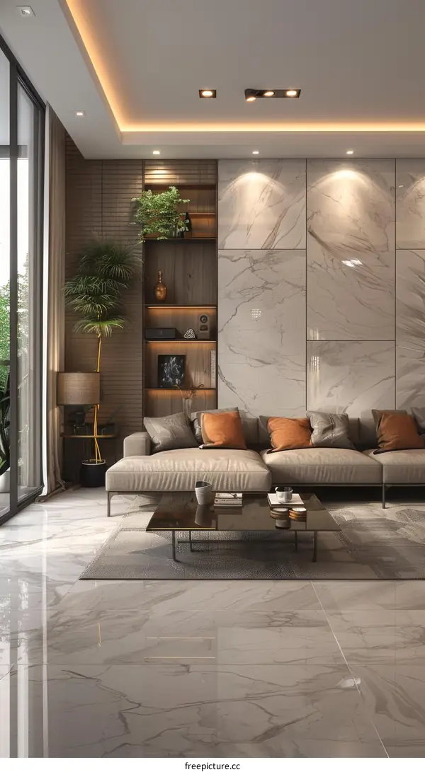 Modern living room interior