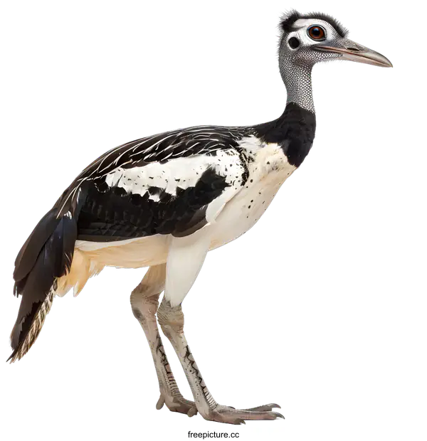 [Transparent Background PNG]Southern Screamer Bird on White Background