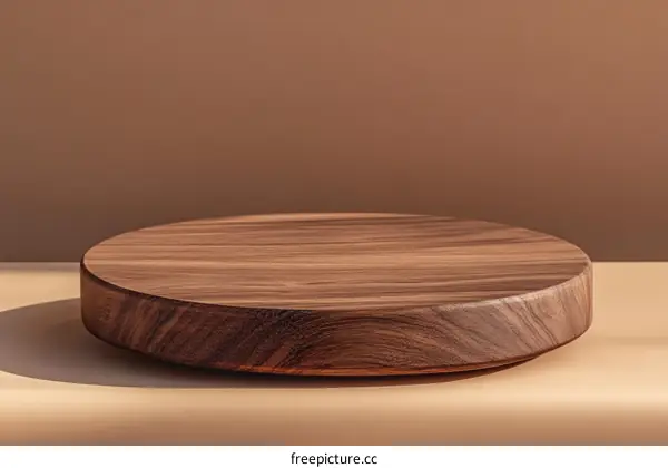 Wooden Round Display Platform