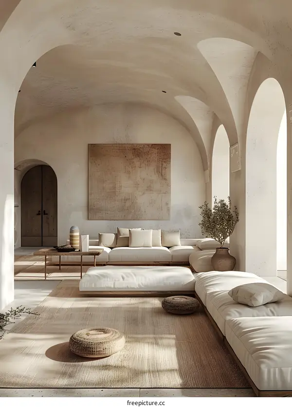 Modern interior design living room