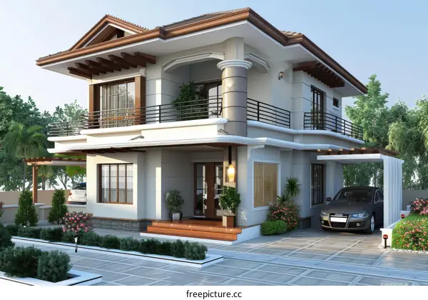 Modern style villa