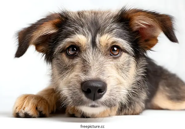 Close-up Portrait of a Puppy