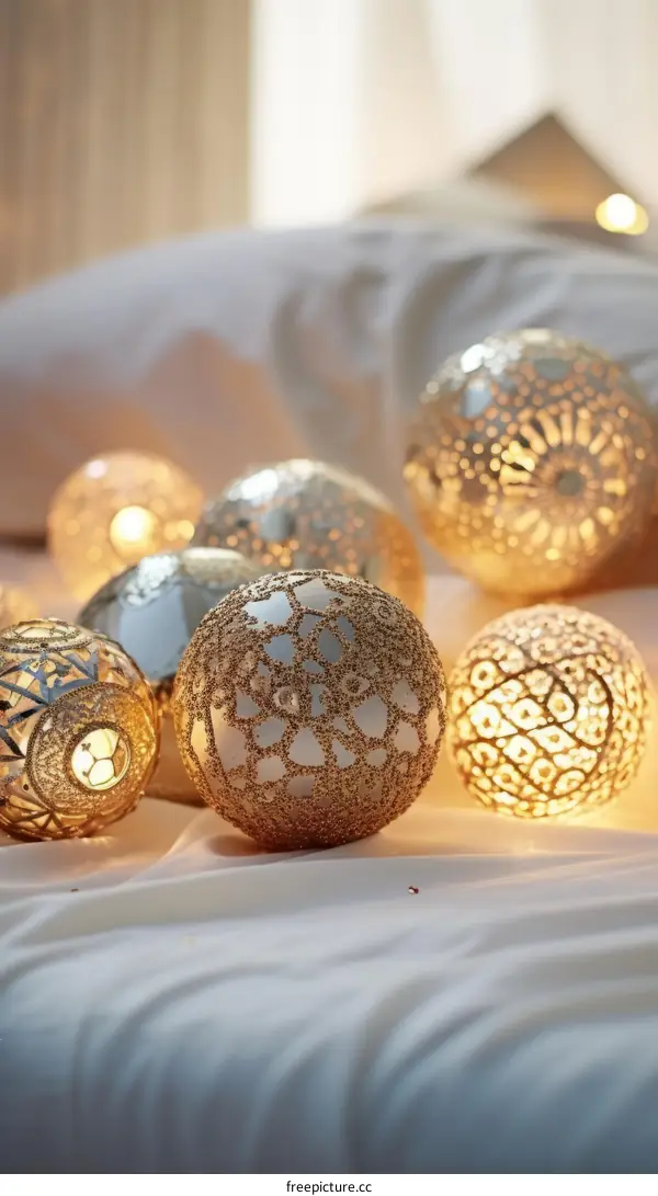Ornaments with a Delicate Design