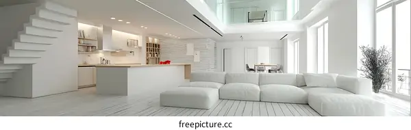Modern Minimalist Interior Design Concept