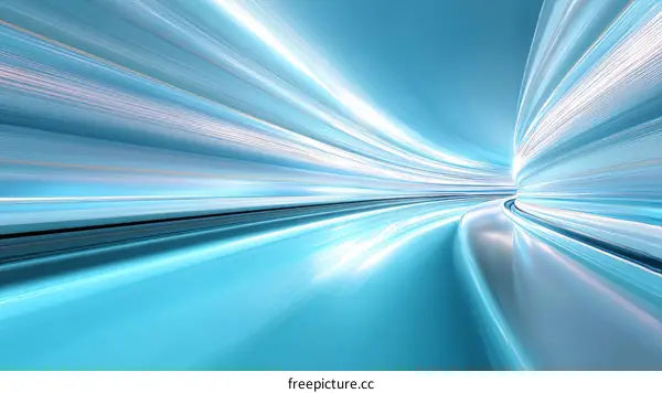 Abstract Light Speed Tunnel