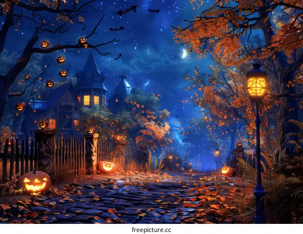 Halloween Pumpkin House