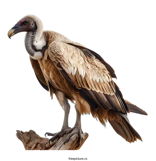 [Transparent Background PNG]Close up of a vulture