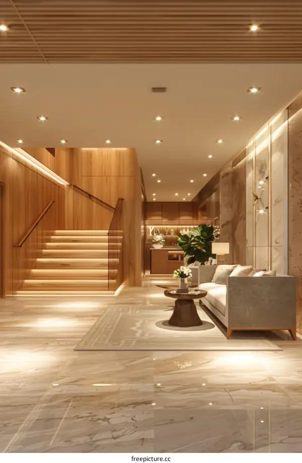 Luxury Modern Interior Design Lobby Showcase
