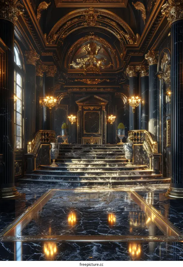 Grandiose Luxury Mansion Entrance Hall