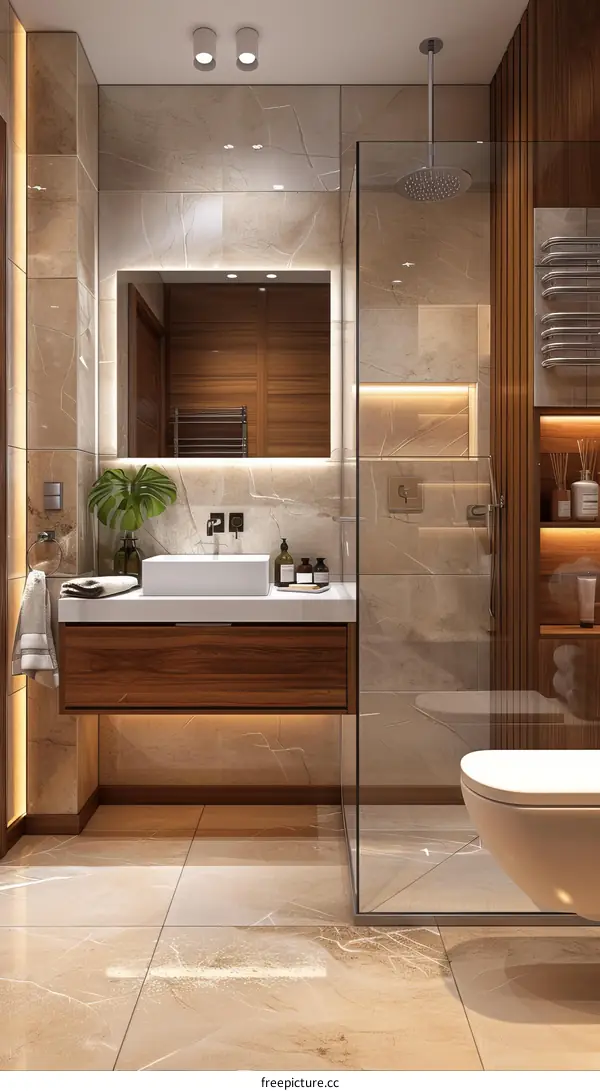 Modern Elegant Bathroom Interior Design