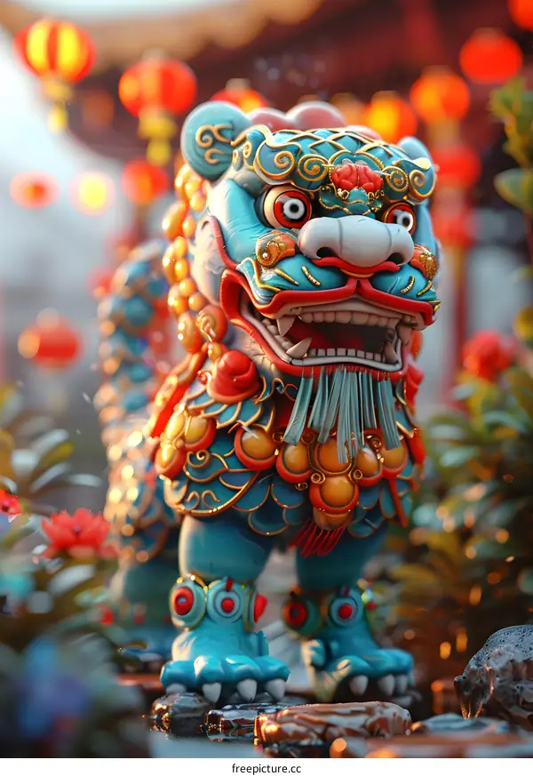 Lion dance