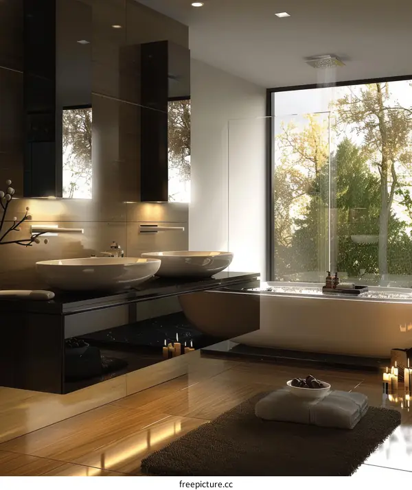 Modern Elegant Bathroom Interior Design