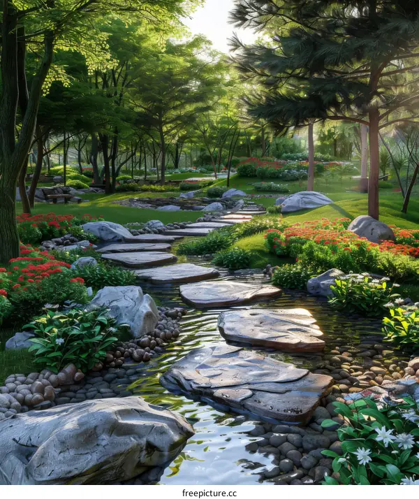 Landscape architecture design renderings
