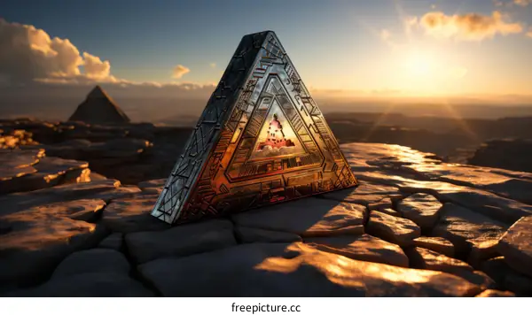 The Mysterious Pyramid in the Desert