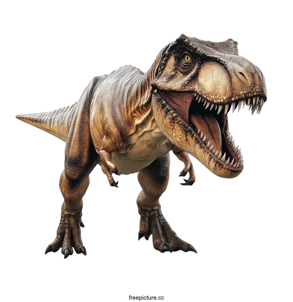 [Transparent Background PNG]Tyrannosaurus Rex Illustration Against White Background
