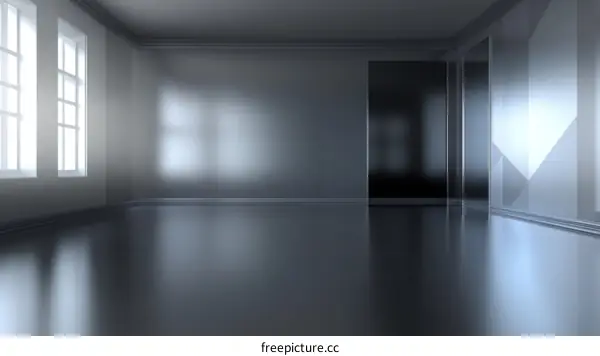 Empty Modern Room Interior Design