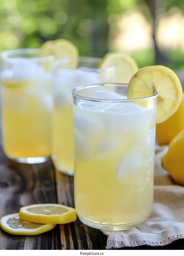 Refreshing Summer Lemonade with Lemon Slices