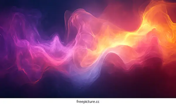 Abstract Colorful Flowing Patterns