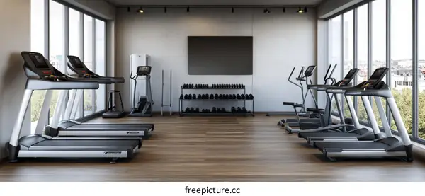 Modern Fitness Center Interior Design