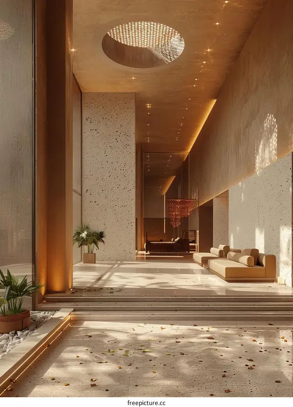 Modern Minimalist Interior Design Lobby