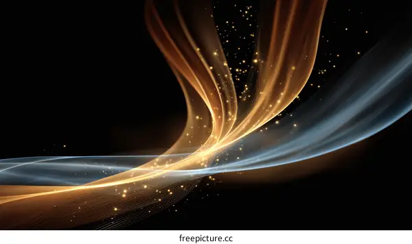 Abstract Dynamic Flowing Lines Background Design