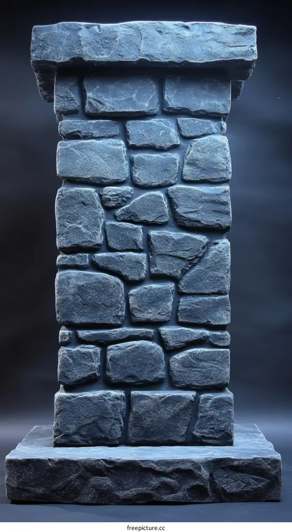 Ancient Stone Pillar Architectural Design