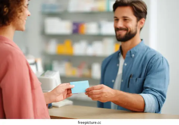 Pharmacy Transaction with Two People