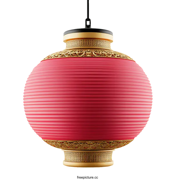 [Transparent Background PNG]Beautiful Decorative Chinese Paper Lantern