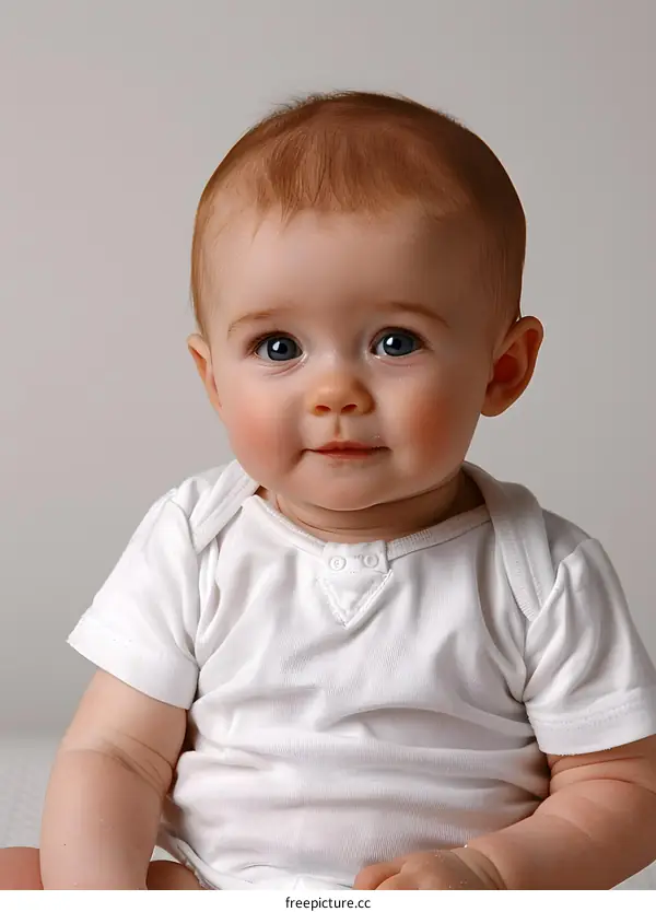 Portrait of a happy baby