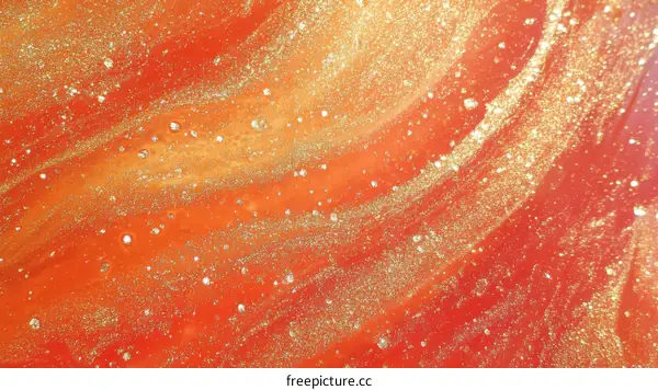 Abstract Orange and Gold Texture