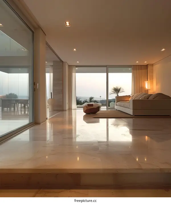 Modern Minimalist Living Room Interior Design