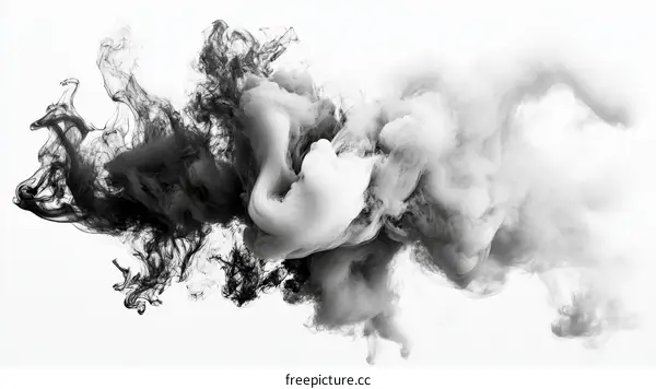 Abstract Ink Mixing Art