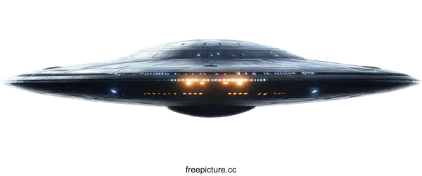 [Transparent Background PNG]Mysterious Flying Object in the Sky