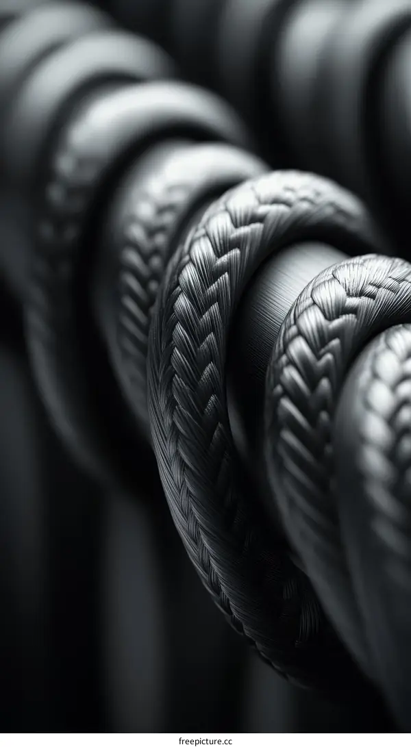 Closeup of Braided Cord Detail