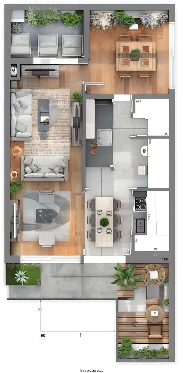 Modern Home Interior Design Floor Plan