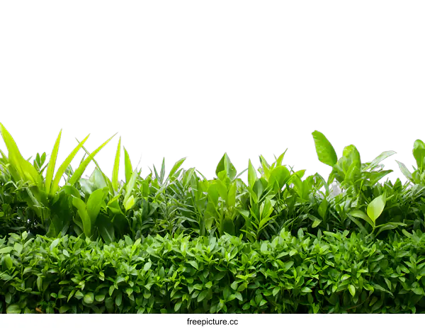 [Transparent Background PNG]Green Leaves Against White Background