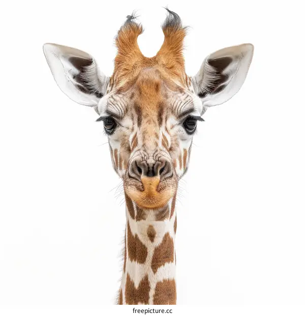 Close-up Portrait of a Giraffe