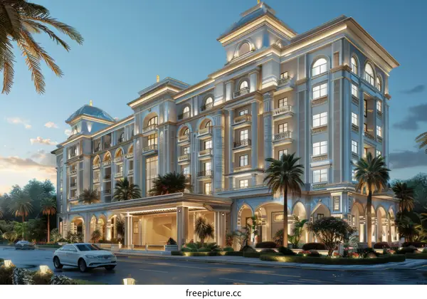 Luxury Hotel Architectural Exterior Design