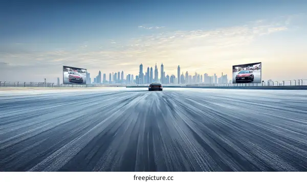 Dubai Cityscape Racing Track