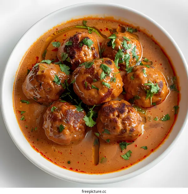 Meatballs in a Curry Sauce